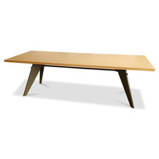 Vitra Tisch EM Table Eiche Furnier Natur Gestell Pulverbeschichtet Coffé