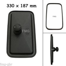 LKW Spiegel 33 x 19 cm Rückspiegel MAN Mercedes Scania Volvo DAF NFZ Universal