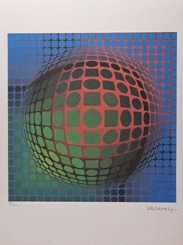 Victor vasarely signiert op - victor,
