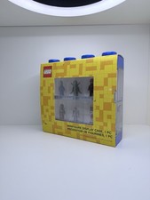 LEGO 8 Minifigure Display Case Präsentationsbox – Blau Blue