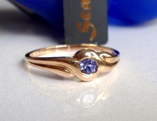 SCALA! echt TANSANIT Rot Gold 585 RING 20 NEU wertig