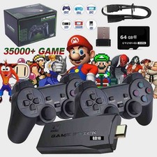 35000+ Retro Videospielkonsole 4K HD TV Spiel Stick mit 2XWireless Controller DE