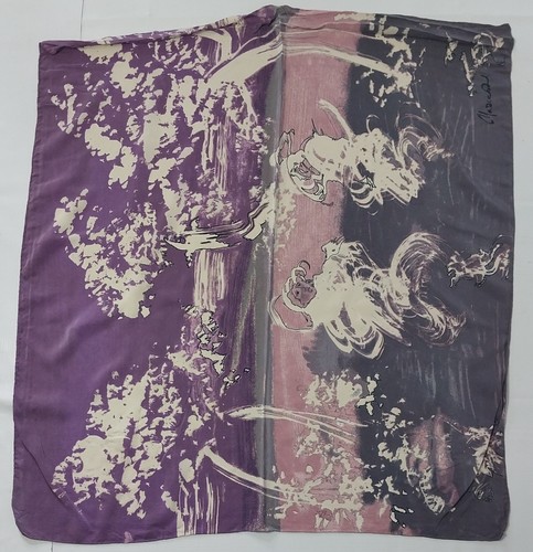 Masclehol seidentuch vtg silk - vtg,