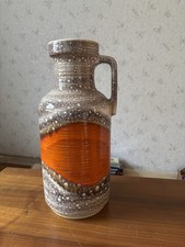 carstens Lava Keramik boden vase aus 60/70iger Jahren Rockabilly-Vintage  kunst