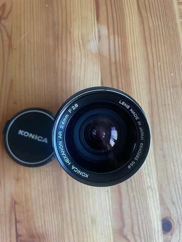 Konica hexanon 24mm 8 - konica, f2.8