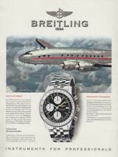 Breitling Old-Navitimer - Reklame Werbeanzeige Original-Werbung 1996
