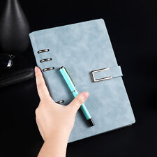 PU Leder A5 Notebook Rund