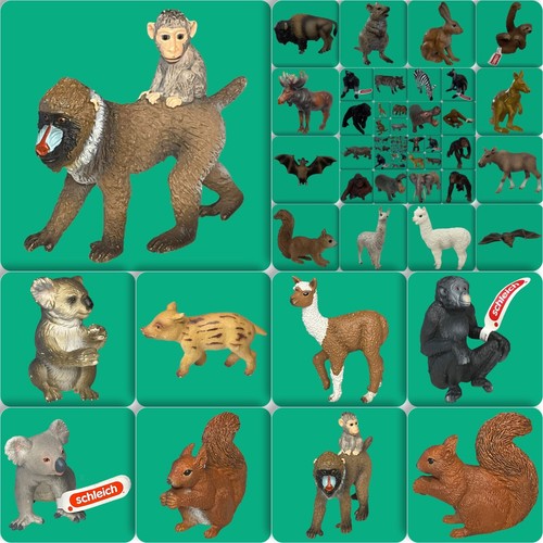 Schleich zootiere waldtiere - -,