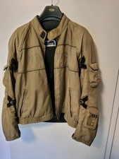 lässige Motorradjacke Textil  in Beige, Gr. 3 XL von Vanucci