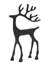 Deko Rentier Aluguss 18x6x30cm
