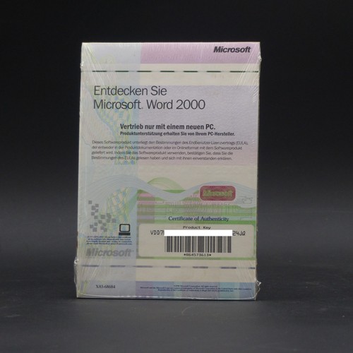 Microsoft word 2000 neu - word,