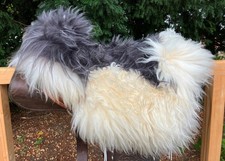 Lammfell Sattelbezug