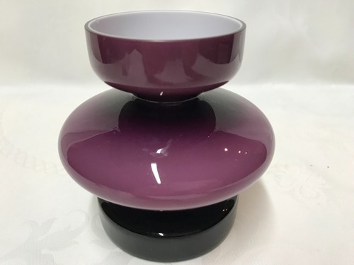 Friedrich glas vase - glas, lila
