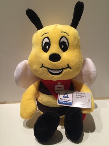 Sparkasse biene kuscheltier - biene,