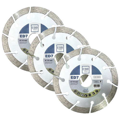 Diamanttrennscheibe beton - 3x,