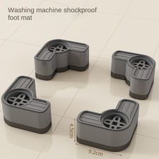 4 Stück Waschmaschine Kühlschrank Fußpolster Anti Rutsch Erhöhte Böden Fußpolster