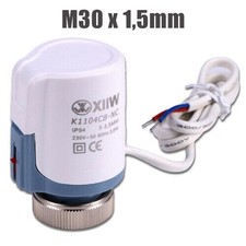 Thermischer Stellantrieb 230V Stellmotor stromlos geschlossen nc Fußbodenheizung