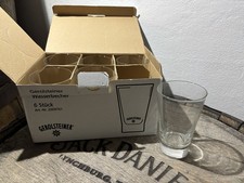 6x Gerolsteiner Glas Trinkglas