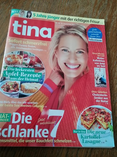 Zeitschrift tina 40 vom - zeitschrift,