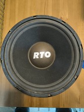 RTO SUB-1200 Doppelschwingspulen Subwoofer  + 2x Frequenzweiche SX-10
