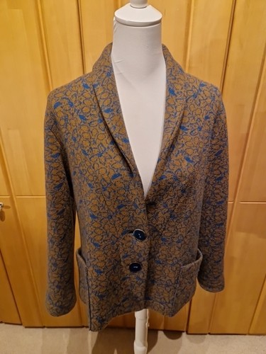 Jaquard strickjacke natur - xl,