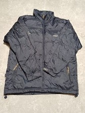 HEAD Down Puffer Jacket Men XL Black Full Zip Padded Windbreaker Coat Federn