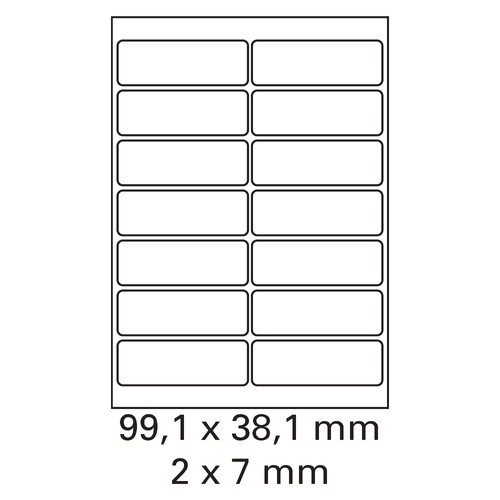 300 bogen etiketten - etiketten, 99,1