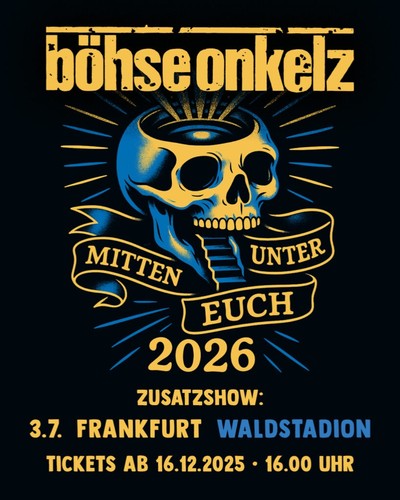 Böhse onkelz tickets - tickets, ffm