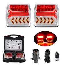 2x taillight trailer light set