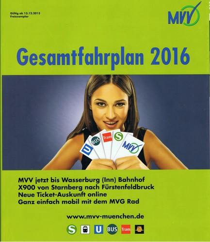 Fahrplanbuch mvv münchen - fahrplanbuch,