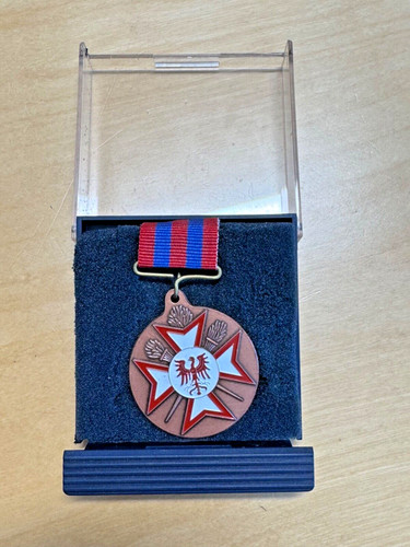 Medaille kupfer treue - medaille, kupfer,