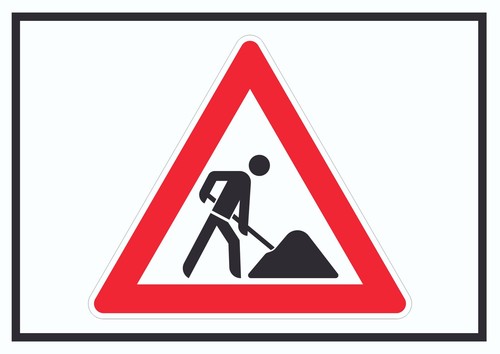 Achtung baustelle symbol - baustelle,
