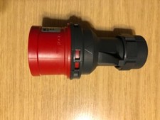 Stecker Starkstrom Drehstrom 5 polig Messingstifte 16A 6H/220/380V IP44 NEU