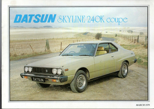 Datsun skyline 240k coupe - datsun,