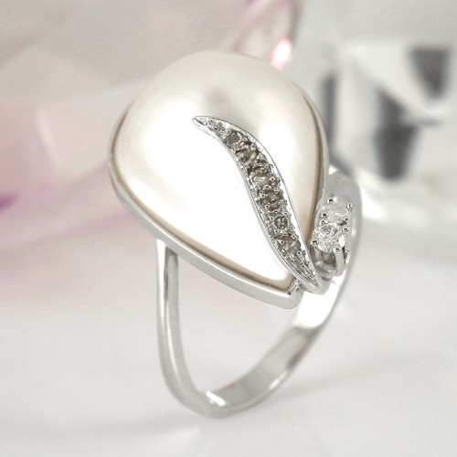 Ring mabe perle - perle, 585