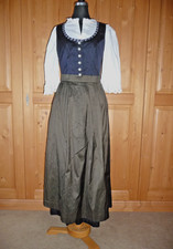 Abend-Dirndl, Gr.38, Trachtenkleid, Mieder-Dirndl, mit Schürze, ohne Bluse
