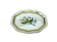 Antikes Anbietschälchen Pfau