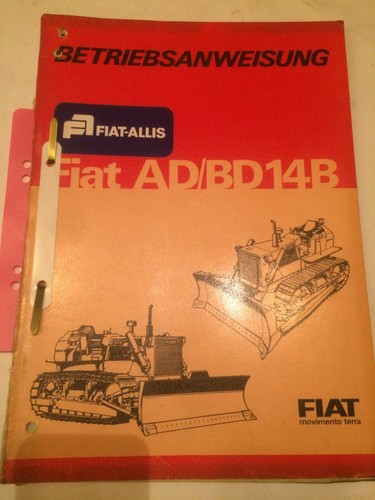 Fiat allis bd14b ad14b - fiat-allis,