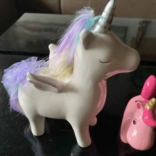 Einhorn spardose porzellan - einhorn,