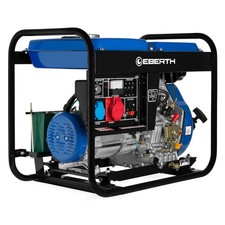 EBERTH Diesel Stromerzeuger 5000 Watt, Notstromaggregat 3Phasen, E-Start, B-Ware