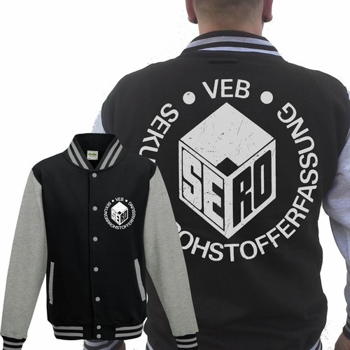 Veb sero collegejacke grau - collegejacke,
