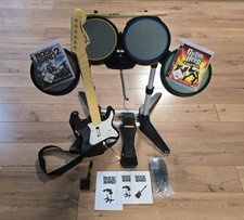Rockband Schlagzeug Gitarre Mikro PS2 PS3 Playstation 2 3 Rock Band Drums Set ✅