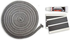 Bullenhitze Tür Dichtung für Oranier mit Kleber und Abbindern ø 10 mm, 3 m Set 3