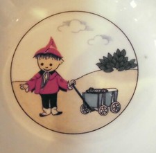 Müslischüssel Porzellan aus der DDR mit Sandmännchen, hergestellt in Colditz (5)