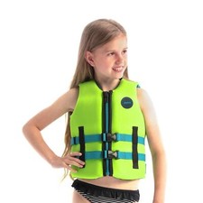 JOBE Neopren Vest Kids Neo Vest Kinder Schwimmweste Neoprenwest green