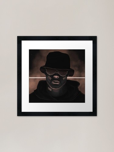 Booba gerahmter kunstdruck - gerahmter,
