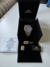 Orient Mako Solar Quartz Watch Blue RA-WJ0002L