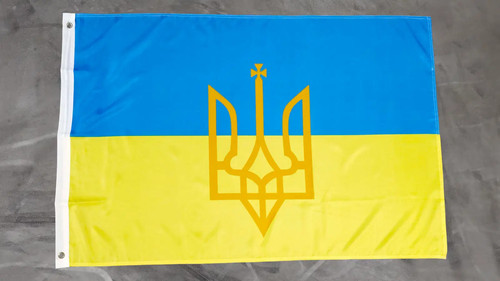 Fahne flagge ukraine mit - fahne,