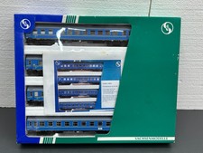 4er Set Touristenexpress, DR, Sachsenmodelle 14026, Spur HO, Vitrinenmodelle neu