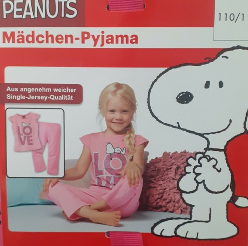 Peanuts pyjama 110 - pyjama,
